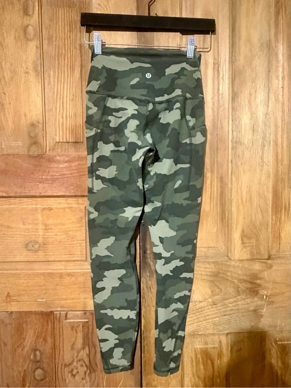 Lululemon – Align HR Leggings Pockets 25” – Heritage Camo Medium Olive – Sz. 4